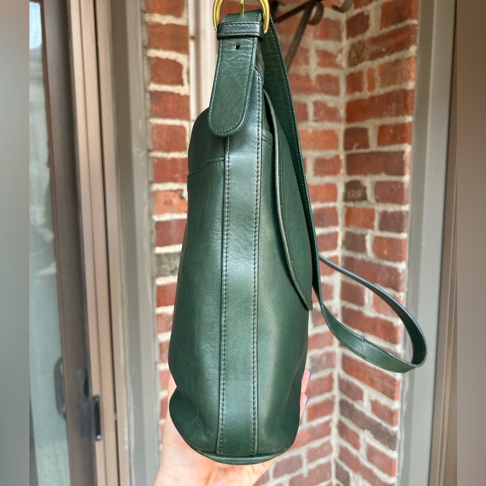 Vintage coach Whitney bag style 4115 bottle green leather retro y2k 90s summer - Picture 5 of 13